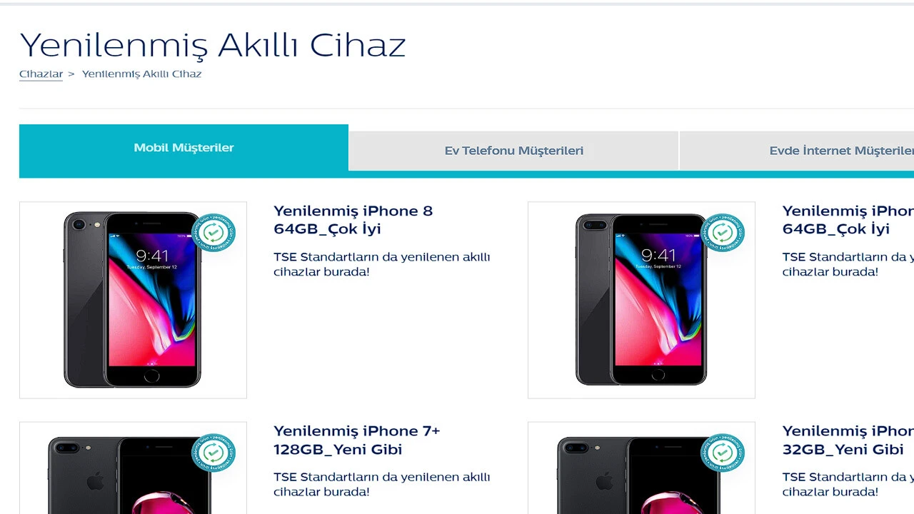 Türk Telekom, yenilenmiş ikinci el akıllı telefon satmaya başladı