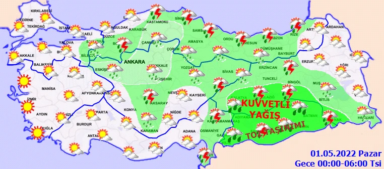 Meteoroloji uyarı verdi, kış geri geldi! Kuvvetli yağış tüm yurdu esir alacak