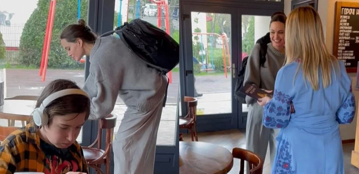 Angelina Jolie'den Ukrayna'ya destek ziyareti