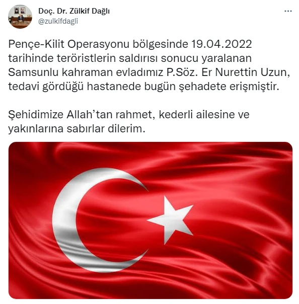 Şehit ateşi bu kez Samsun’a düştü! P. Söz. Er Nurettin Uzun evlilik hazırlığı yapıyordu