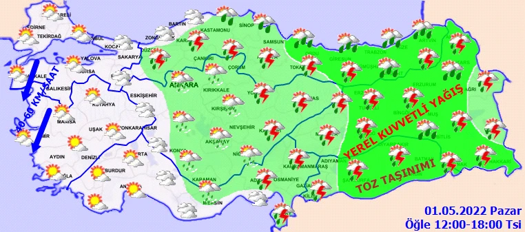 Meteoroloji’den bayram öncesi son uyarı: Kabanları giyin, yurdun yüzde 70’i yağışlı