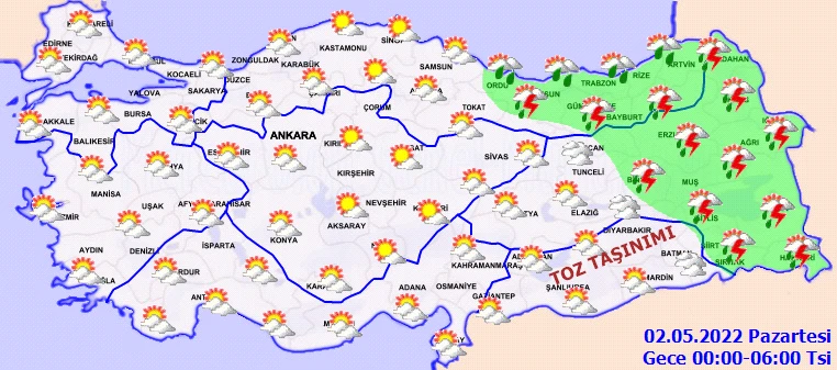 Meteoroloji’den bayram öncesi son uyarı: Kabanları giyin, yurdun yüzde 70’i yağışlı