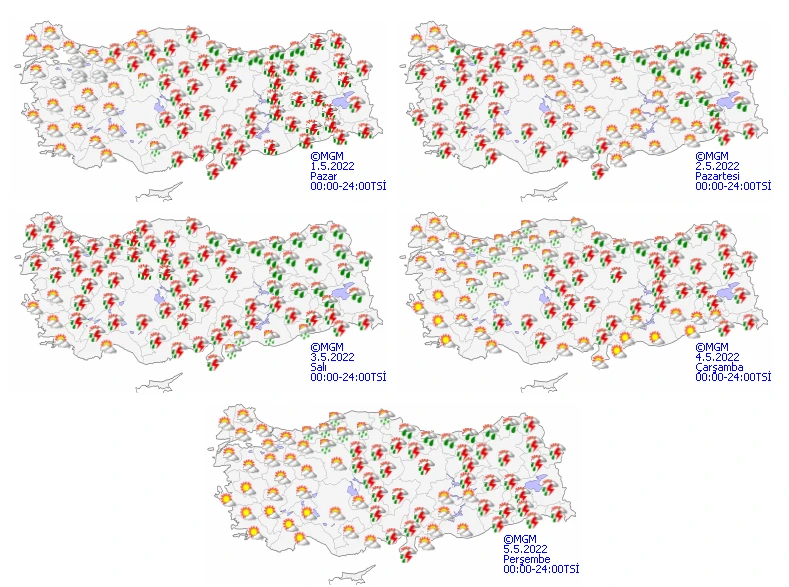 Meteoroloji’den bayram öncesi son uyarı: Kabanları giyin, yurdun yüzde 70’i yağışlı