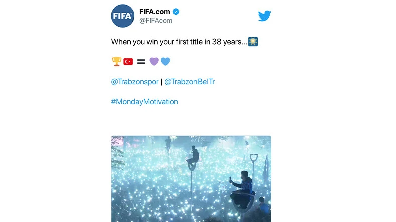 FIFA’dan Trabzonspor paylaşımı: Adeta görsel şov