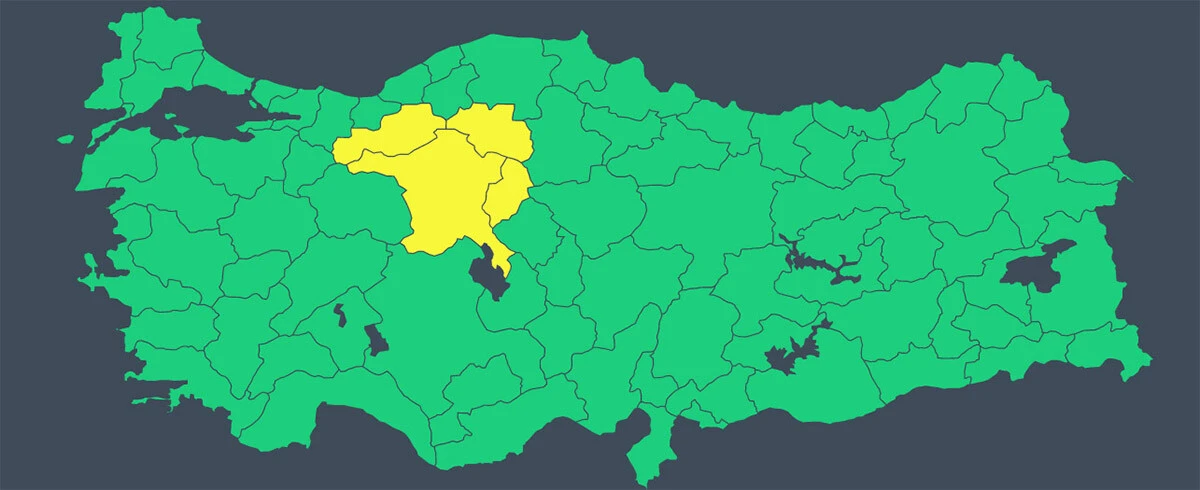Meteoroloji'den 'sarı' kodlu uyarı: Gök gürültülü sağanak geliyor