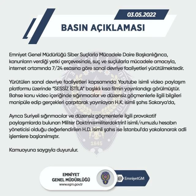 Ümit Özdağ'ın desteklediği 'Sessiz İstila' filmine karşı Emniyet düğmeye bastı: 2 gözaltı