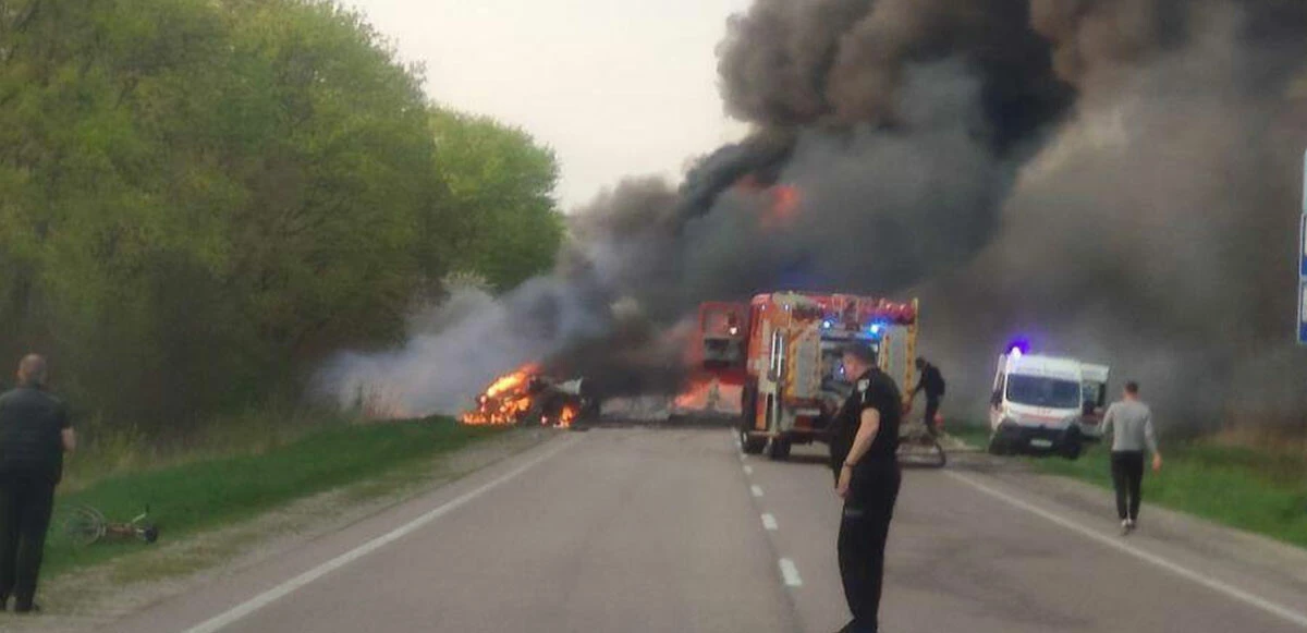 Ukrayna'da katliam gibi kaza! 16 kişi hayatını kaybetti, 6 kişi yaralandı