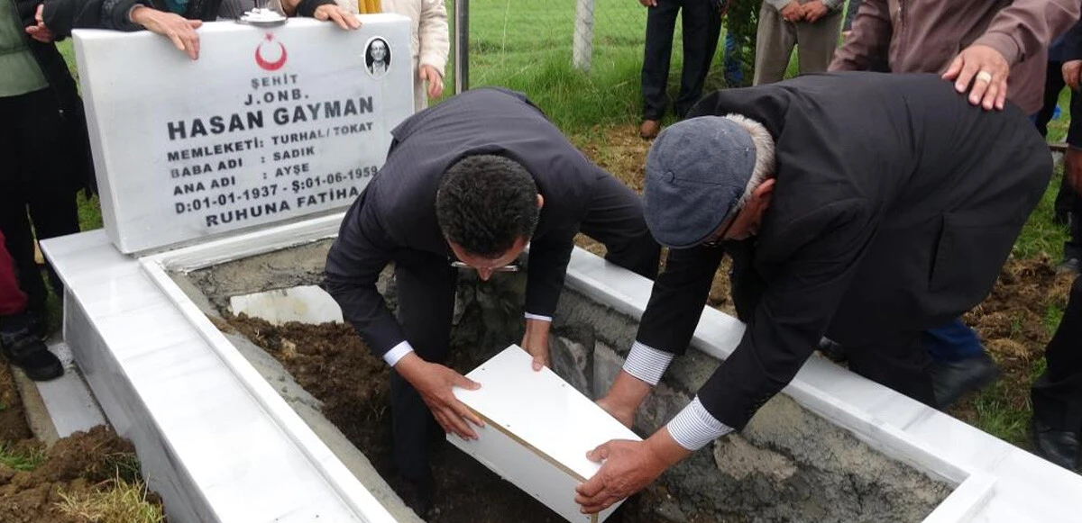 Şehit onbaşı 63 yıl sonra memleketinde temsili mezar