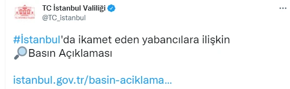 Valilik duyurdu: İstanbul’da ikamet eden yabancı sayısı belli oldu