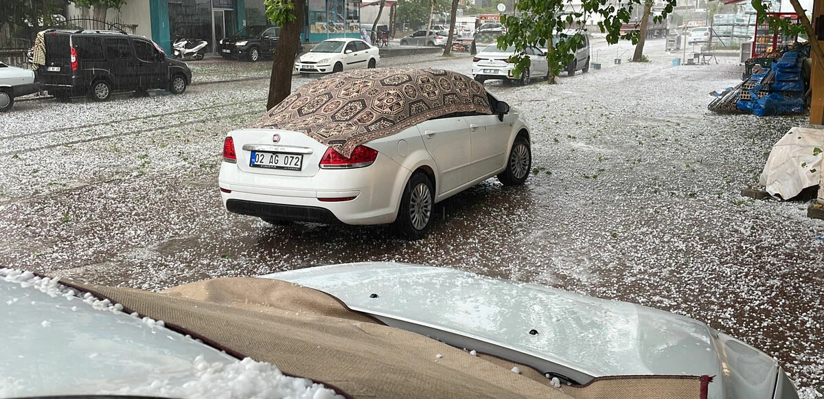 Ardahan'da lapa lapa yağan kar, kışı aratmadı