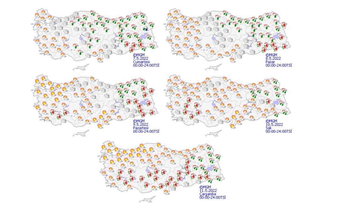 Yaz moduna bir türlü giremedik! Meteoroloji'den 4 bölge için sağanak uyarısı (7 Mayıs hava durumu)
