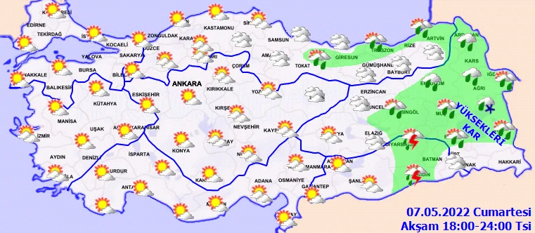 Yaz moduna bir türlü giremedik! Meteoroloji'den 4 bölge için sağanak uyarısı (7 Mayıs hava durumu)