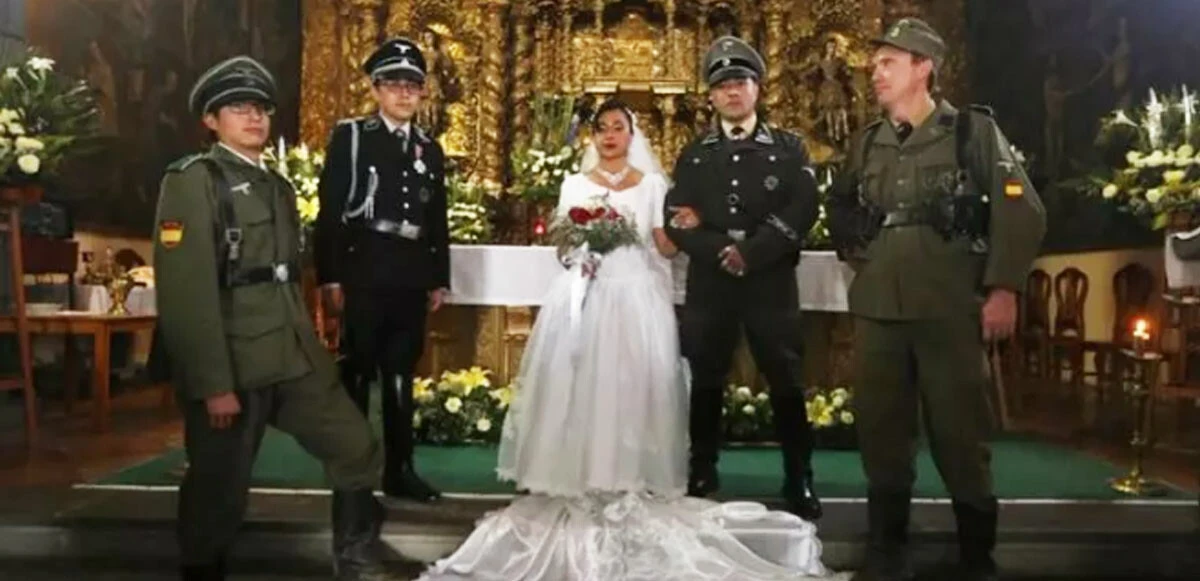 Nazi temalı düğüne tepki büyük! Hitler'in saltanatını kutladılar