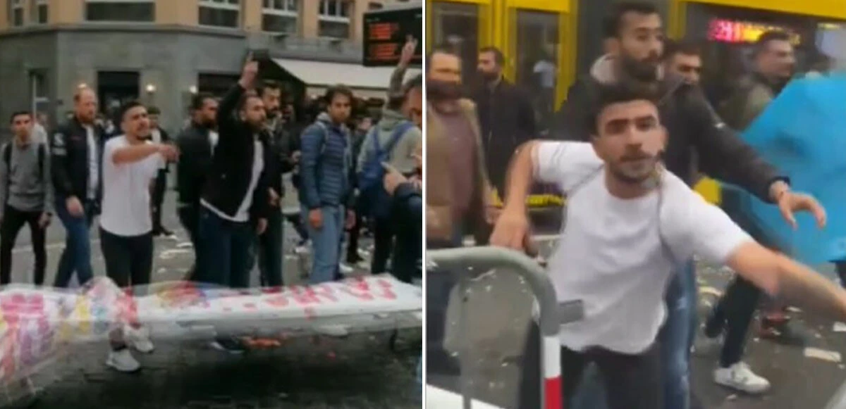 İsviçre'de PKK yandaşları Türklere saldırdı