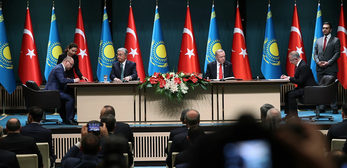 Son dakika! Cumhurbaşkanı Erdoğan: Kazakistan ile 10 milyar dolar hedefine ulaşacağız