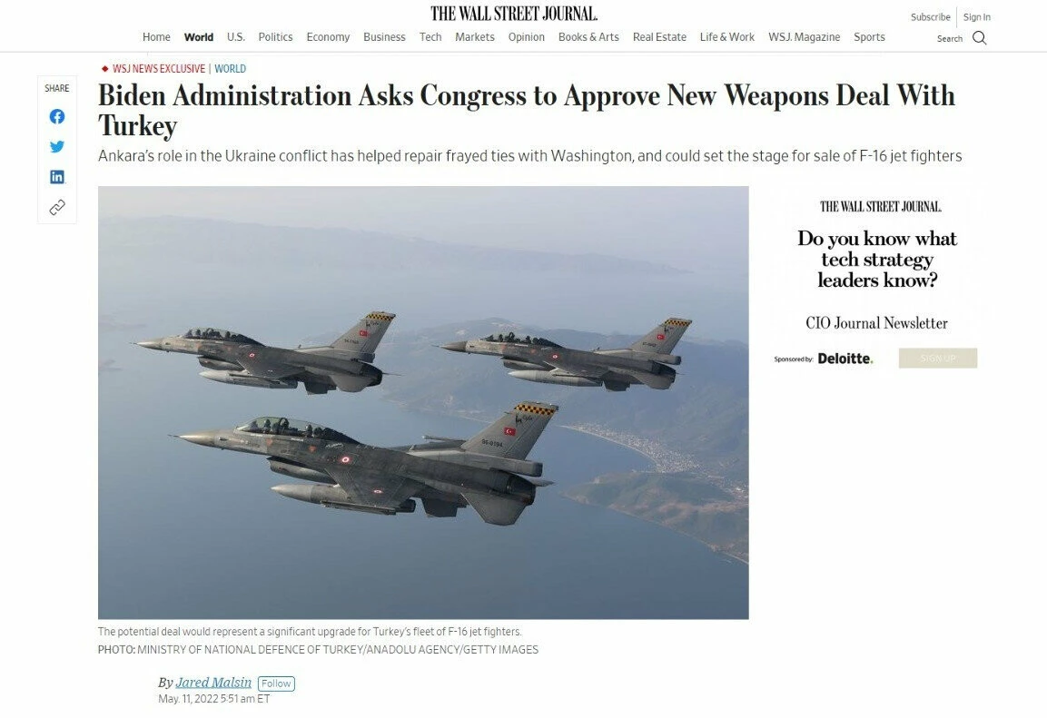 Biden’dan Kongre’ye kritik çağrı: Türkiye'ye F-16 satışına onay verin