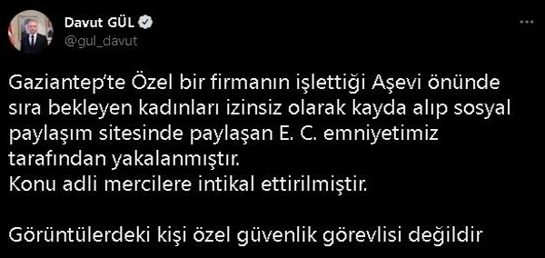 Aşevindeki kadınların videosunu izinsiz çeken şüpheli gözaltına alındı