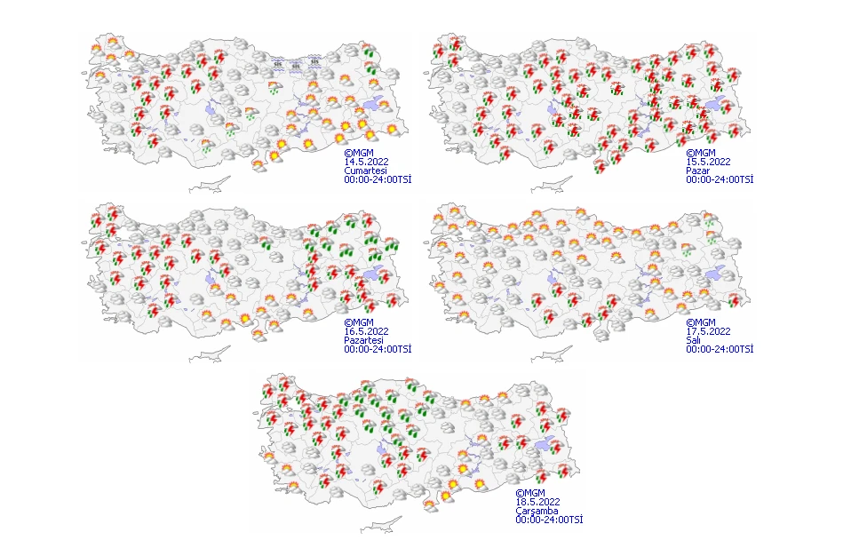 Meteoroloji uyardı, hafta sonu planları iptal oldu! Sağanak ve toz fırtınası fena vuracak