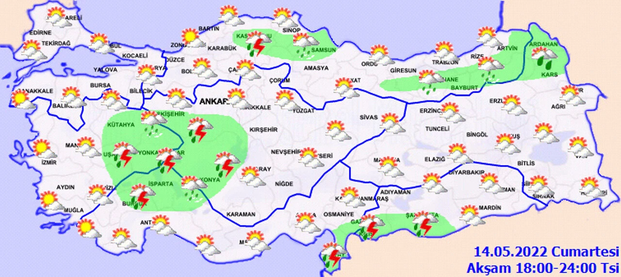 Pazar günü plan yapanlar dikkat! Meteoroloji’den 28 il için sarı kodlu uyarı