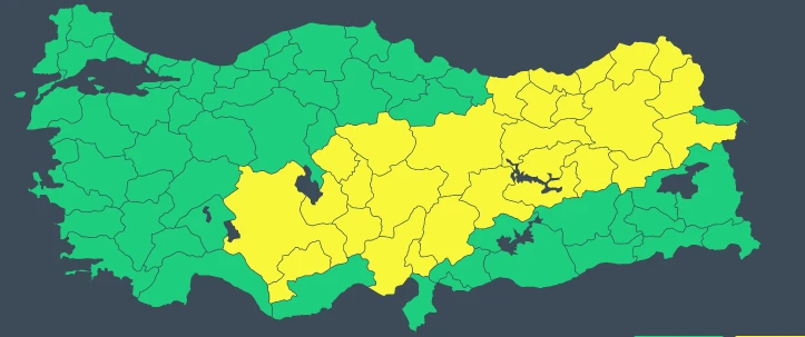 Meteoroloji’den kötü haber: Yağmurla birlikte kış da geri geldi! 28 ile sarı kodlu uyarı