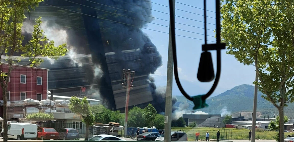 Son dakika haberi: Bursa'da fabrika yangını