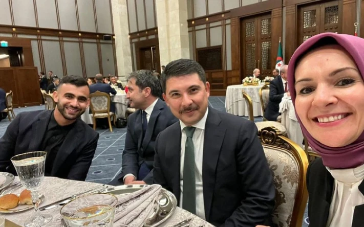 Cumhurbaşkanı Erdoğan ile Beşiktaşlı Ghezzal aynı masada