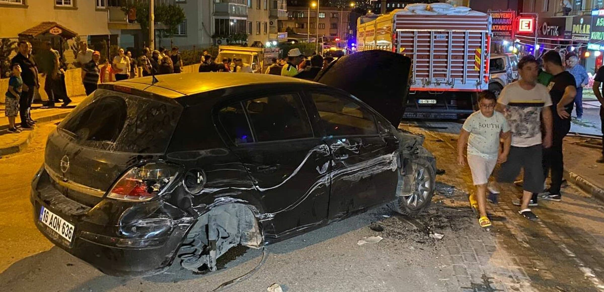 Freni boşalan kamyon 9 aracı biçti!