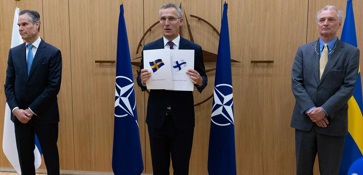 Son dakika: İsveç ve Finlandiya resmen NATO'ya başvurdu
