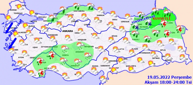 Meteoroloji ve AKOM’dan ortak uyarı: Kuvvetli sağanakla birlikte fırtına da geliyor! Kıştan kalma günler sürecek