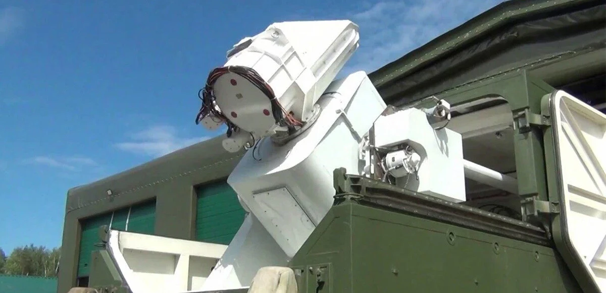 Rusya'nın geliştirdiği 'Peresvet' adlı lazer silahı. 