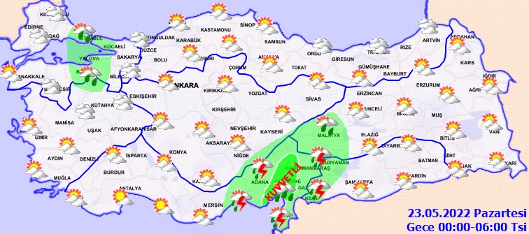 Yaz gelmek bilmedi! Meteoroloji'den birçok ile şiddetli yağış uyarısı (22 Mayıs hava durumu)
