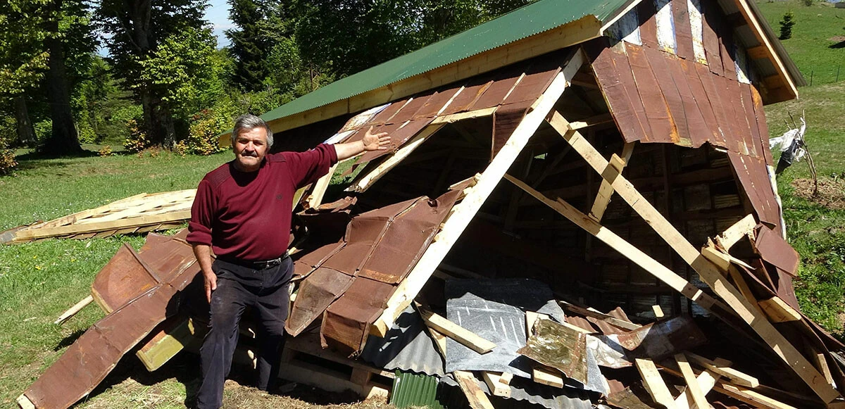 Karadeniz’de yaylalardaki kaçak yapıların yıkımları yeniden başlandı