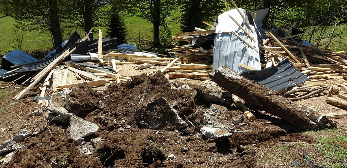 Karadeniz’de yaylalardaki kaçak yapıların yıkımları yeniden başlandı