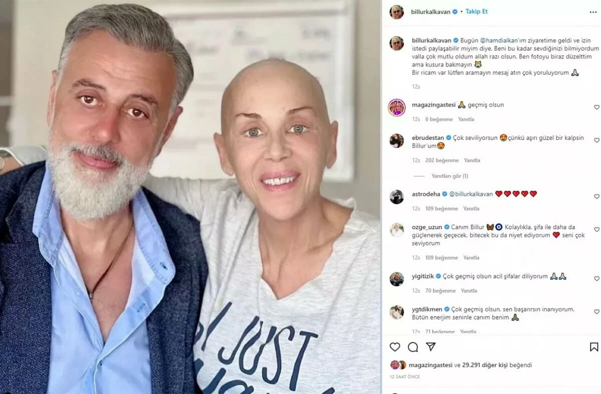 Kansere yakalanan Billur Kalkavan'dan ilk açıklama: Lütfen aramayın, çok yoruluyorum