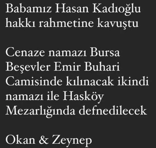 Ünlü oyuncu Okan Karacan aldığı acı haberle yıkıldı