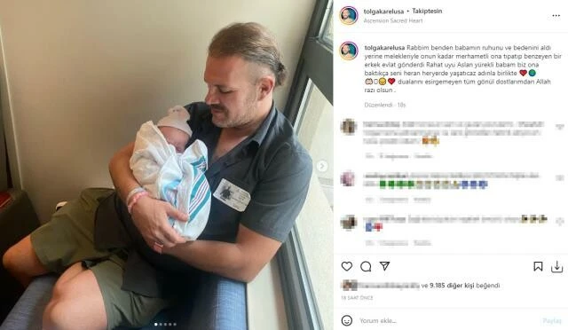 İmaj değiştiren Tolga Karel 4. kez baba oldu! Bebeğine koyduğu isim duygulandırdı