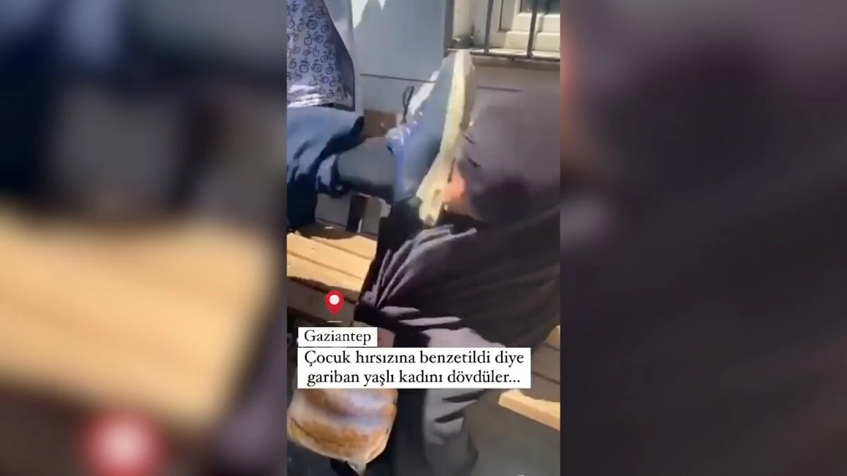 Gaziantep’te Suriyeli yaşlı kadına tekme atan saldırgan tutuklandı