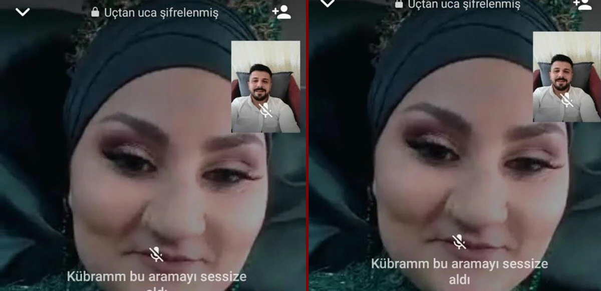 Bu da online damat! Vize alamayınca kendi düğününe görüntülü arama ile katıldı