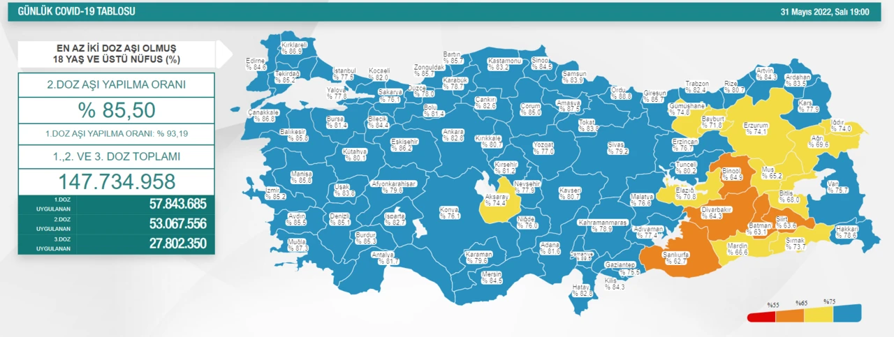 31 Mayıs koronavirüs tablosu açıklandı: Vaka sayısı yükseldi