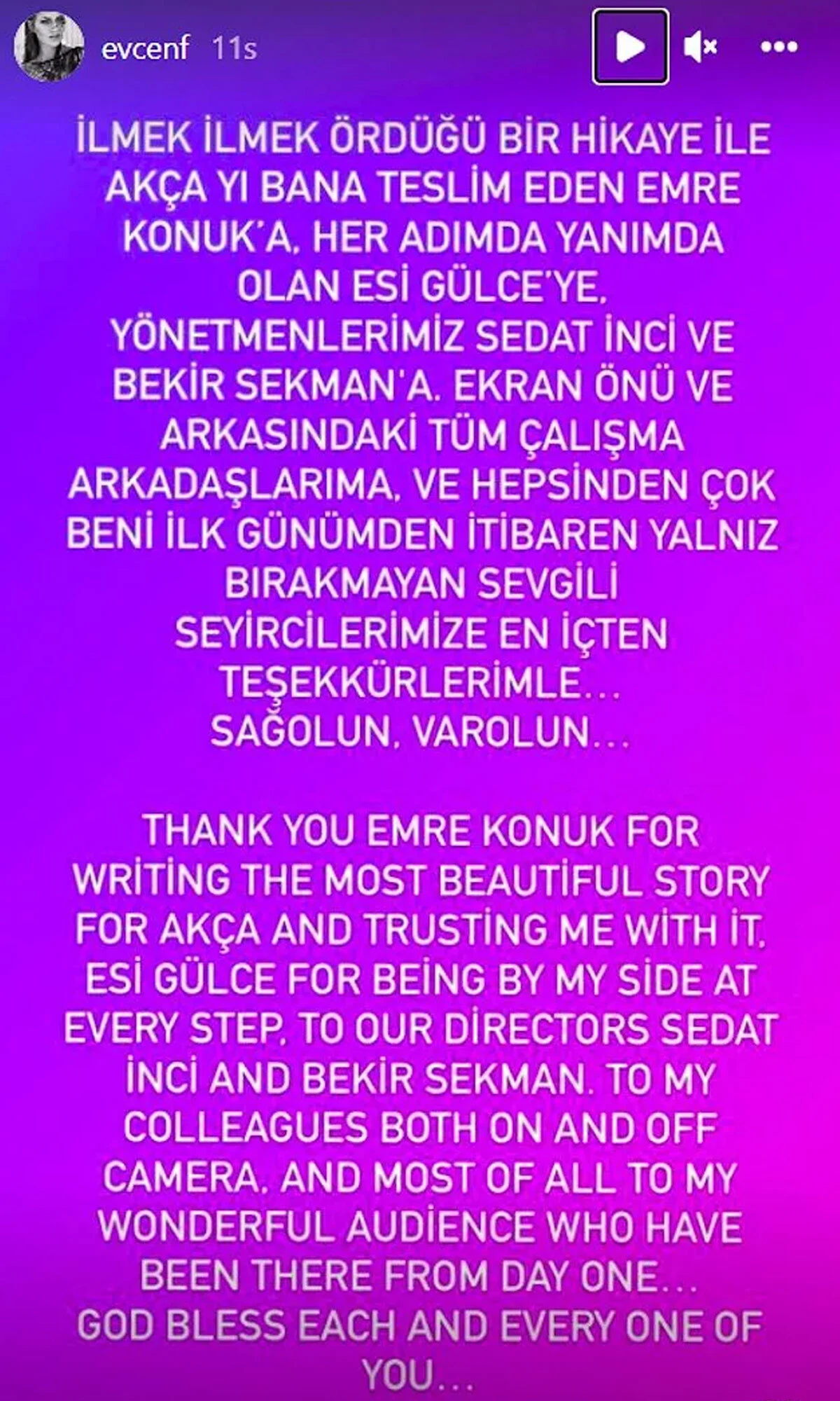 Burak Özçivit’in eşi Fahriye Evcen Alparslan Büyük Selçuklu’ya veda etti