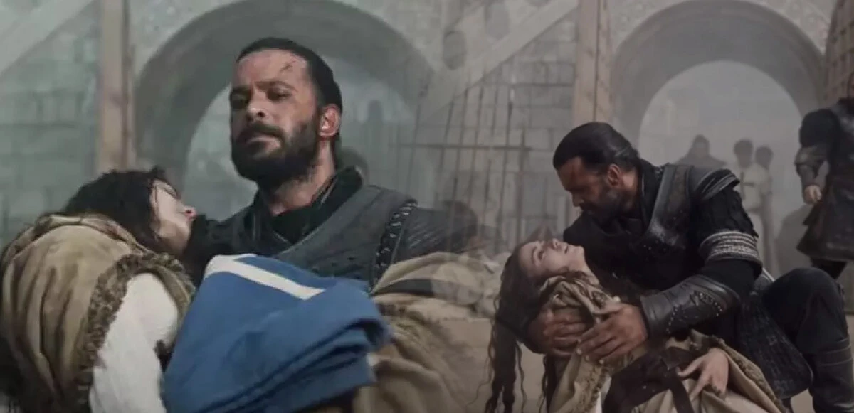 Burak Özçivit’in eşi Fahriye Evcen Alparslan Büyük Selçuklu’ya veda etti