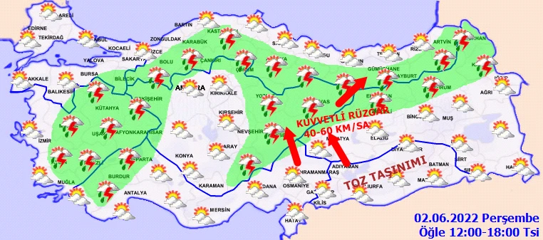 Meteoroloji’den ‘kırkikindi yağışları’ uyarısı: Gök gürültülü ve şiddetli sağanak günlerce sürecek