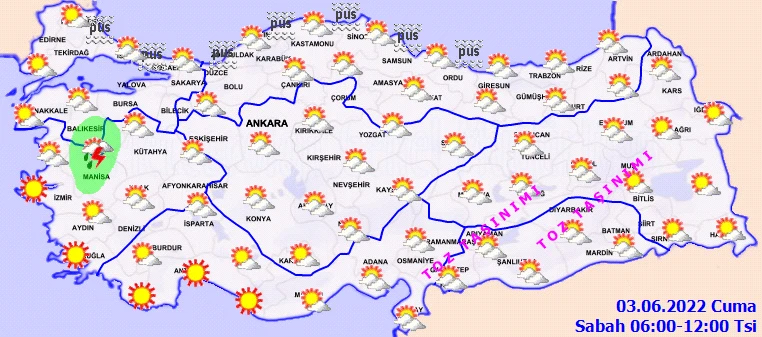 Meteoroloji hafta sonunu işaret etti: Ani ve şiddetli sağanaklara dikkat! Gökten çamur yağacak