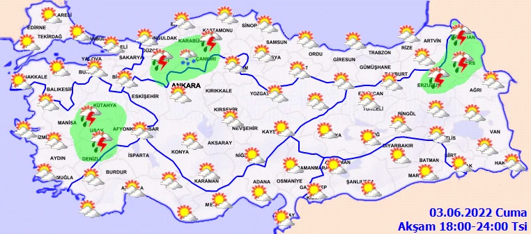 Meteoroloji hafta sonunu işaret etti: Ani ve şiddetli sağanaklara dikkat! Gökten çamur yağacak
