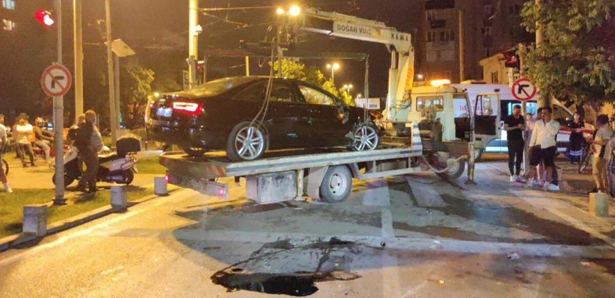 Kaza yaptı, camdan çıktı! Lüks aracını bırakıp polisten kaçtı