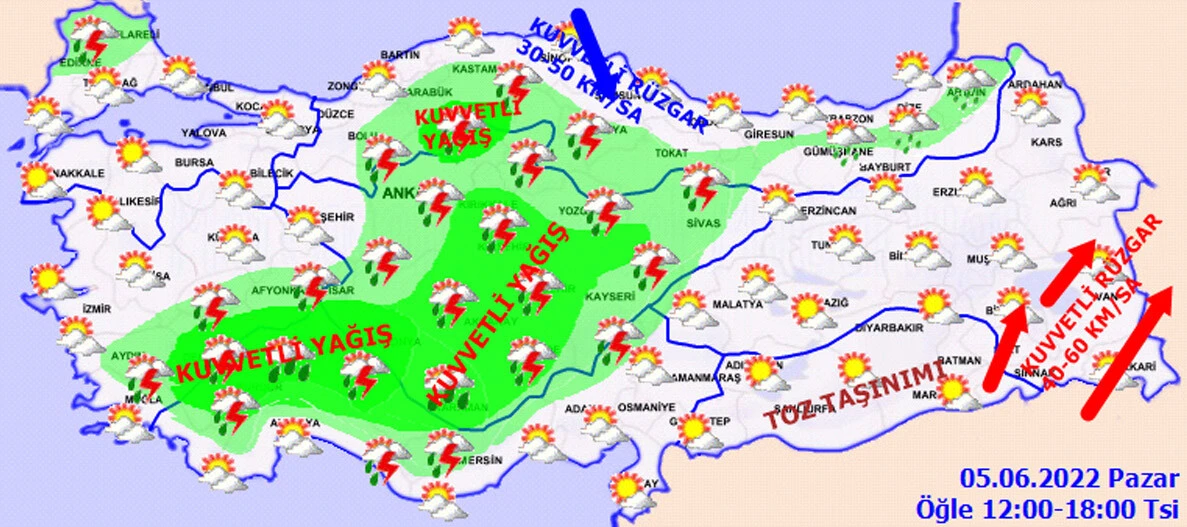 Meteoroloji'den 11 il için sarı kodlu uyarı: Kuvvetli yağış geliyor