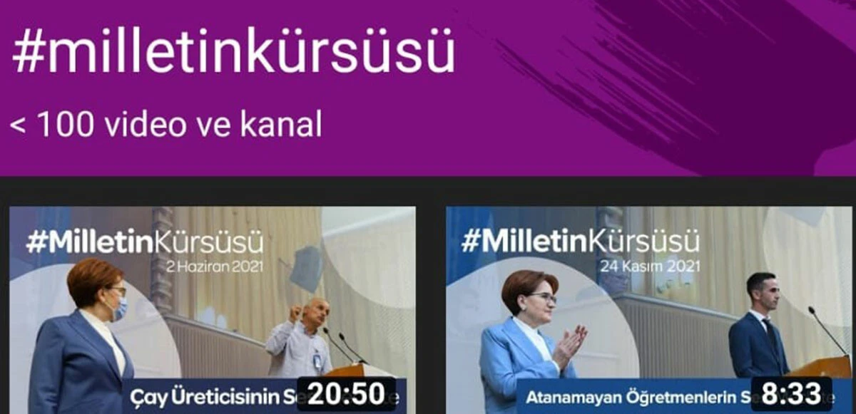 İYİ Parti ve Meral Akşener’e dava şoku! “Milletin Kürsüsü” yargıya taşındı