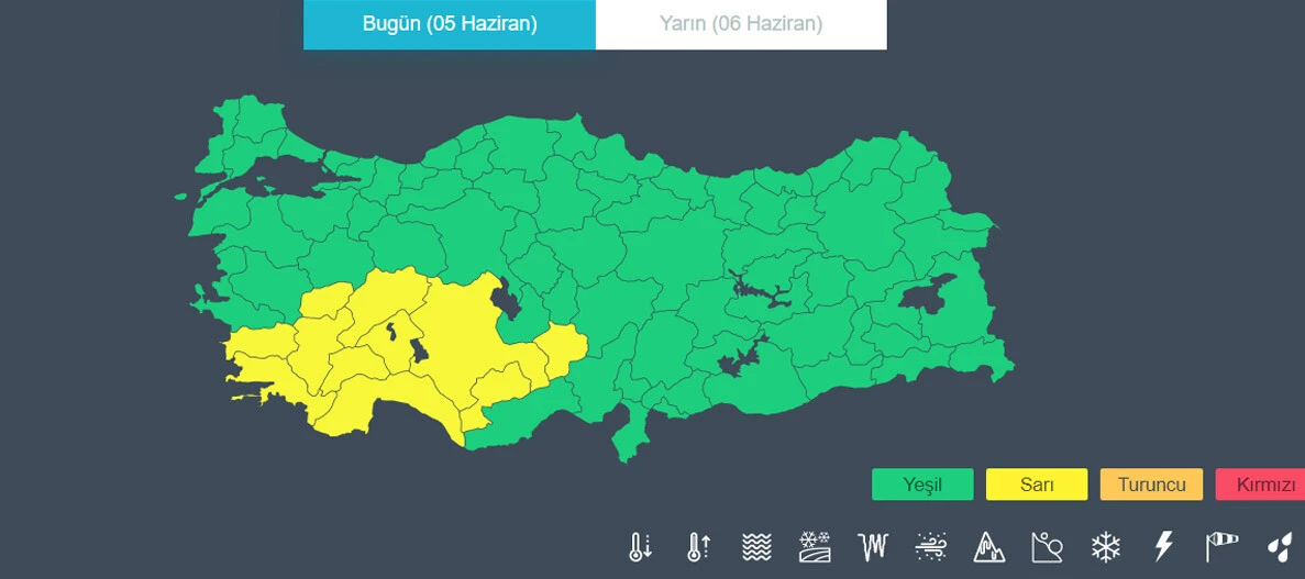 Meteoroloji'den 11 il için sarı kodlu uyarı: Kuvvetli yağış geliyor