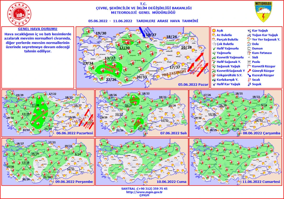 Meteoroloji'den 11 il için sarı kodlu uyarı: Kuvvetli yağış geliyor