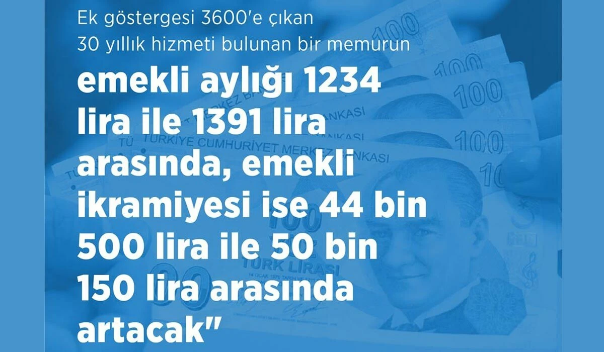 En düşük memur ve emekli maaşı ne kadar oldu? İşte 3600 ek gösterge ile son durum